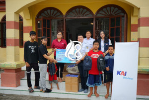 KAI Bandara Salurkan Bantuan Pendidikan untuk Anak-anak Panti Asuhan Al Washliyah Lubuk Pakam