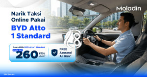 Moladin Hadirkan Program Sewa Kepemilikan Mobil Listrik untuk Driver Online