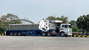 Proyek Siring Pengaman Sungai di Kalimantan Selatan Gunakan CCSP Waskita Beton Precast